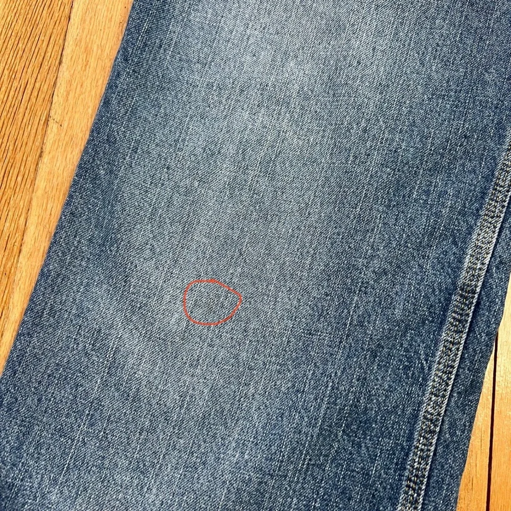 Y2K Vintage Polo Jeans Co Baggy Wide Leg‎ Carpenter Crop Men's Size 37x26.5 READ